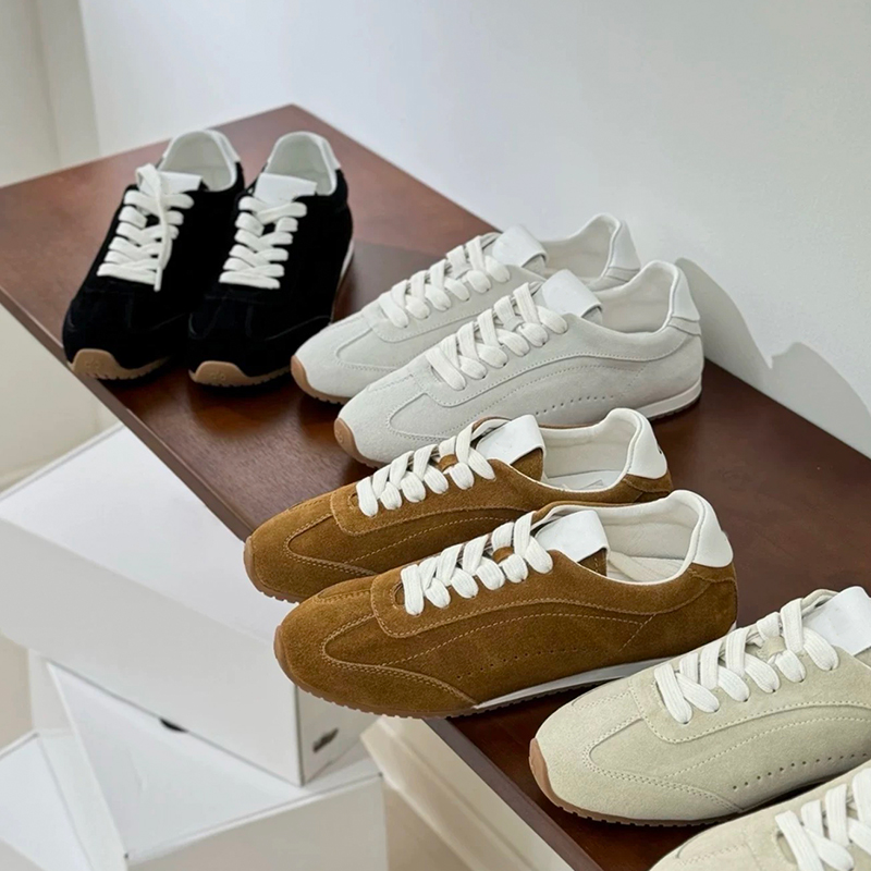 Casual Sneaker Low - Unisex Womens casual shoes Genuine leather