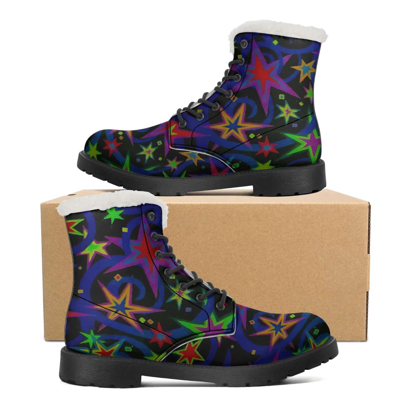 Starlit Sky Plush Snow Boots f - đánh giá và giá Men Shoes Eu To Us