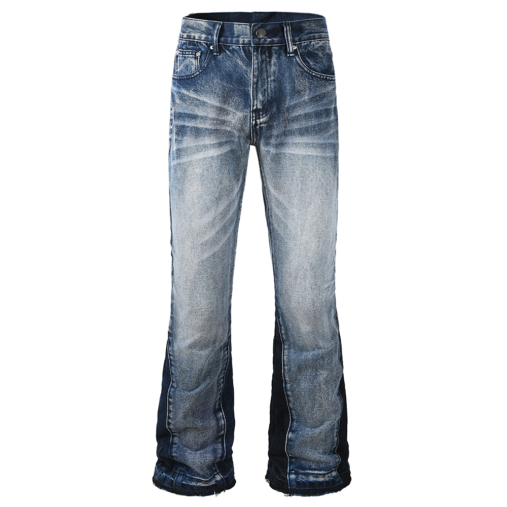 Men's Spliced Boot Cut Denim J - đánh giá và giá Men Shoes Jeans