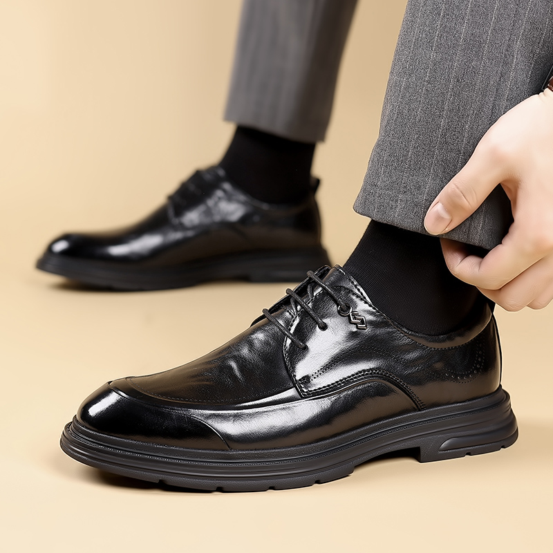 Fashion New Men Business Briti - đánh giá và giá Oxford Brogue Leather