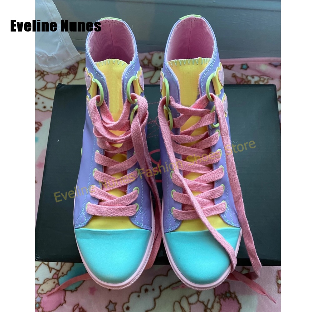 Y2K Girl Sweet High Top Sneake - đánh giá và giá Casual Sneaker Low