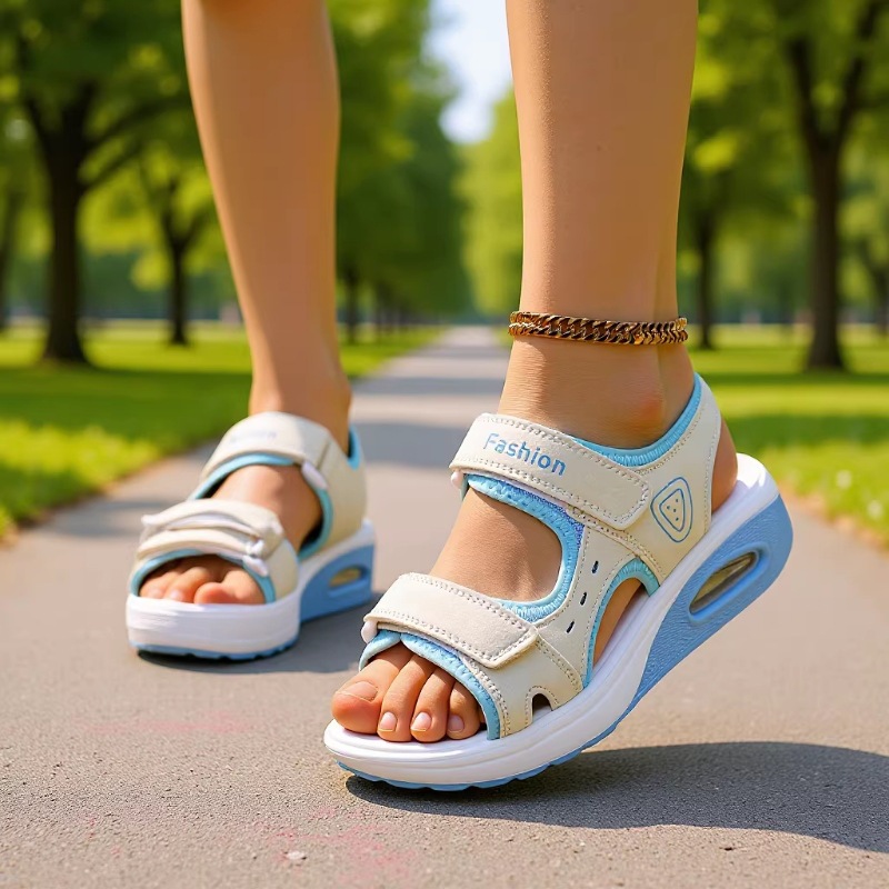 Women's Orthopedic Air Cushion - đánh giá và giá Velcro Strap Sandal