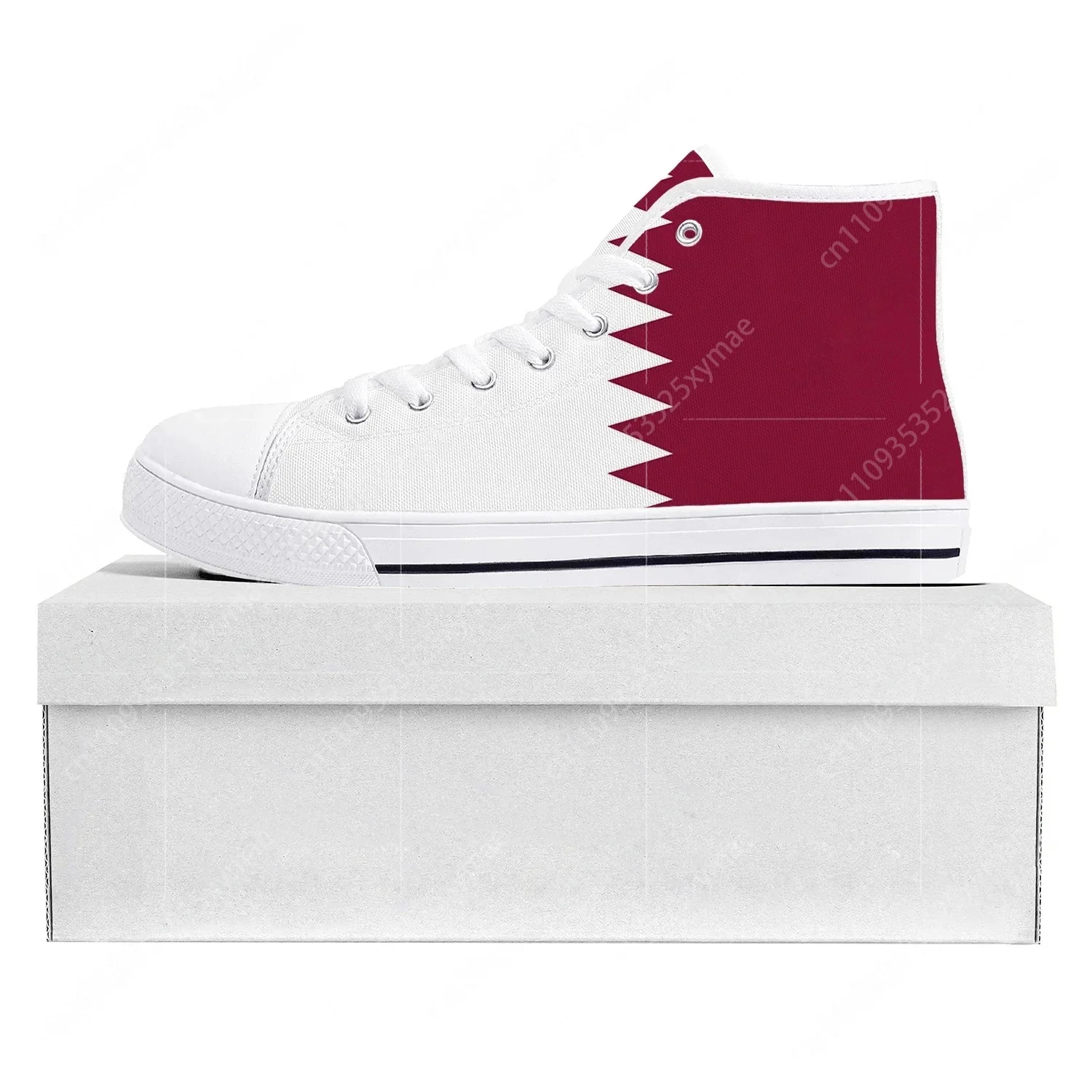 Qatar Flag High Top High Quali - đánh giá và giá Men Shoes Qatar