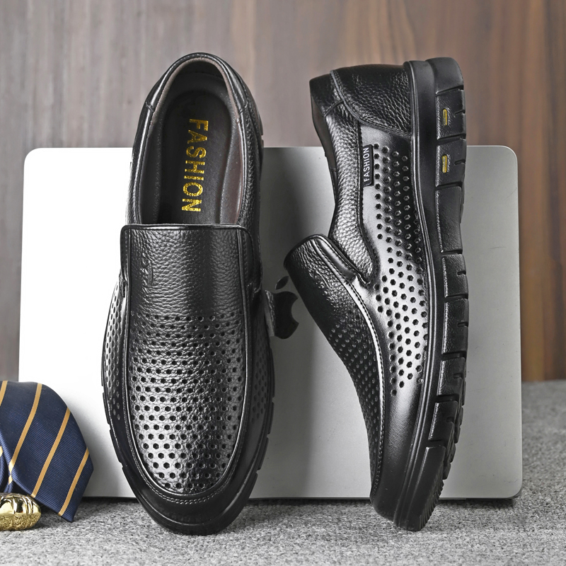 Men's Genuine Leather Sandals  - đánh giá và giá Men Shoes Eu To Us