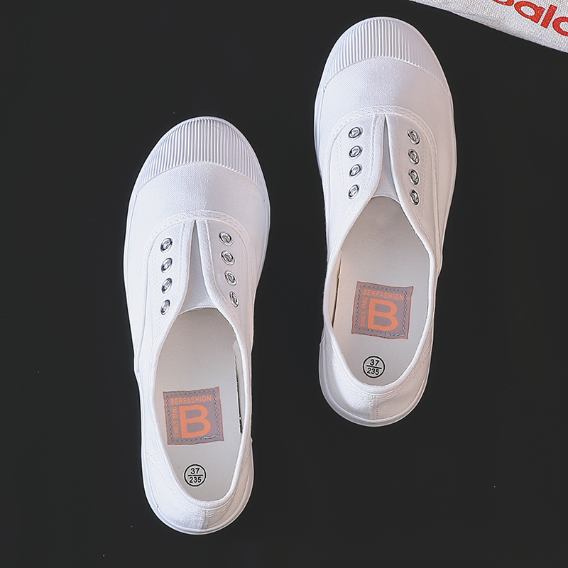 New Women's White Canvas Shoes - đánh giá và giá Casual Sneaker Low